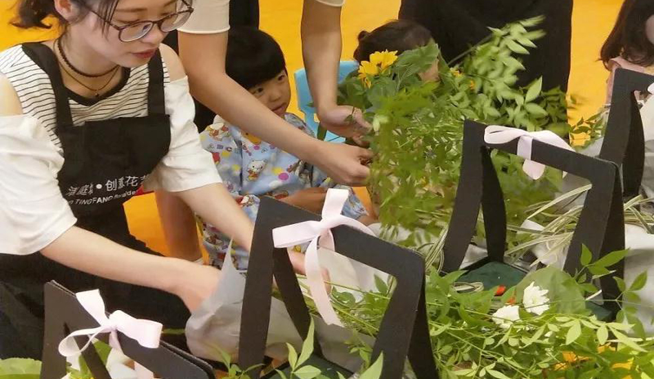BBunion常州K12中心：我是小小花艺师